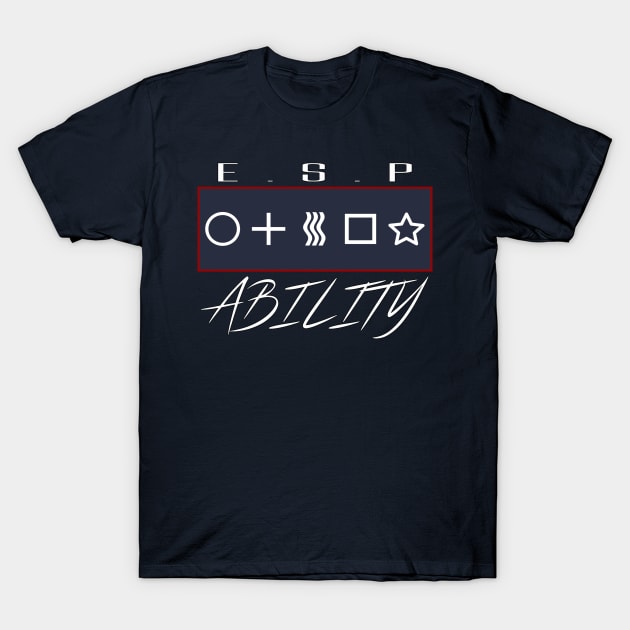 ESP Ability T-Shirt by Report All Ghosts-Merch